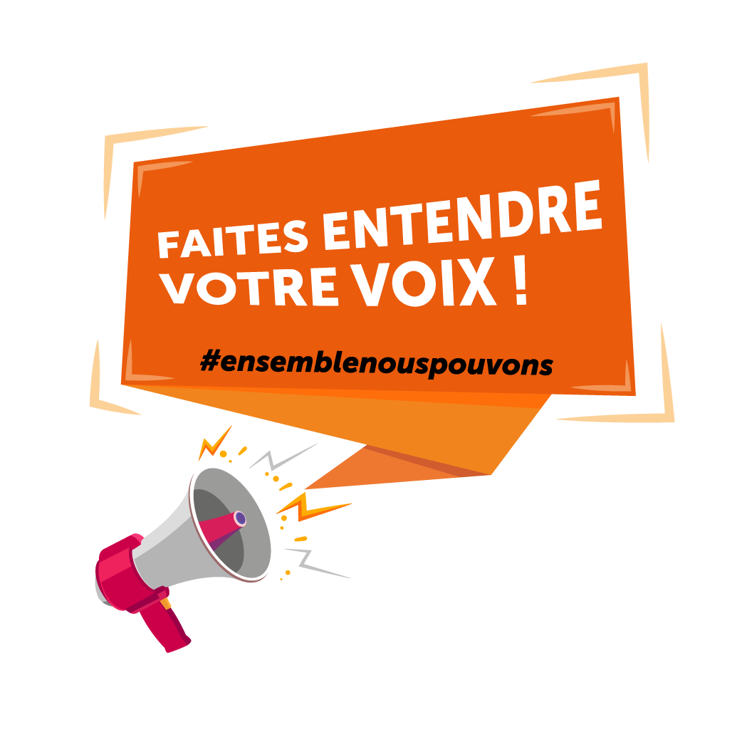 panneau faites entendre votre voix